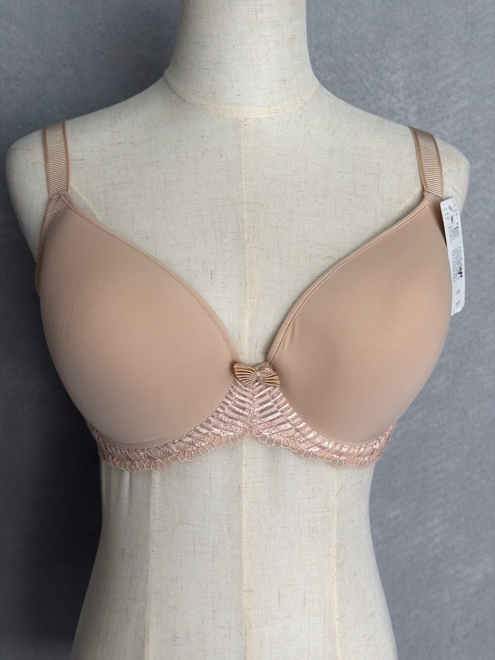 Wacoal Le Femme Contour Bra Plunge Underwire in Natural Nude Women's 34G NEW